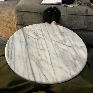 Round Marble Serving Tray